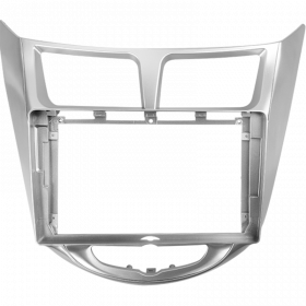 Рамка HYUNDAI Solaris 2011-2017 9 дюймов SILVER