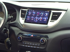 Рамка HYUNDAI Tucson 2015-2018 SILVER 9 дюймов