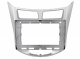 Рамка HYUNDAI Solaris 2011-2017 10 дюймов SILVER