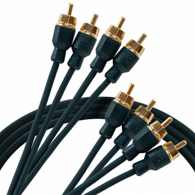 Купить rca кабели и разветвители 4RCA кабель Kicx ARCA-45 5 метров медь в Череповце