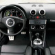 AUDI A4, А2, ТТ до 2000  (бок вставки) 1din рамка