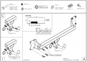 Фаркоп BMW | Galia B026V