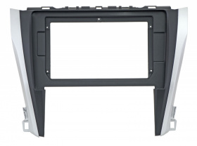 Купить рамки для автомагнитол Рамка TOYOTA Camry 2015-2018 10" silver/black в Череповце